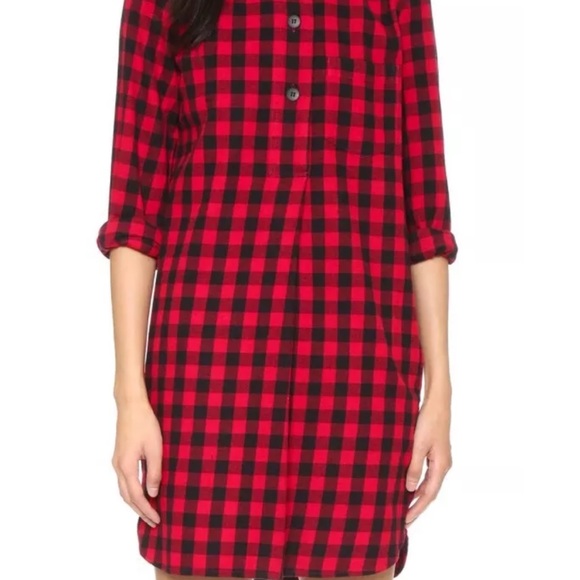 Madewell buffalo check dress Clearance